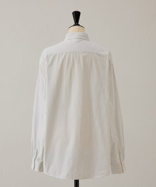 LIVETART（リヴェタート）の「コットンウォッシュシャツ（シャツ/ブラウス・レディース・ピンク/ホワイト・FREE）」の18枚目の写真