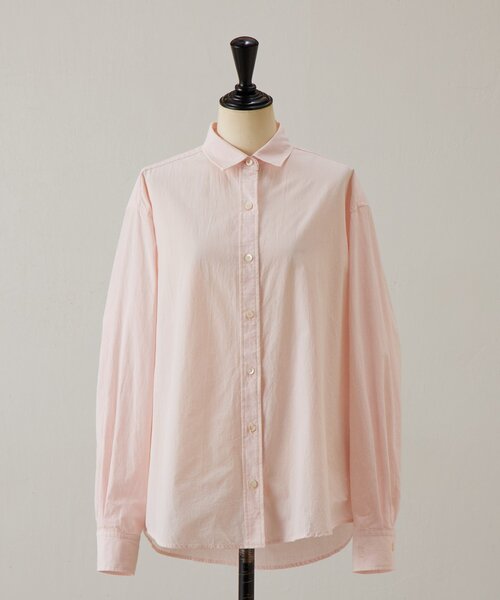 LIVETART（リヴェタート）の「コットンウォッシュシャツ（シャツ/ブラウス・レディース・ピンク/ホワイト・FREE）」の21枚目の写真