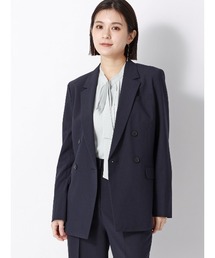 SUIT SQUARE（スーツスクエア）の「ダブルブレストジャケット ウォッシャブル ストレッチ UVカット TRトロピカル 無地（テーラードジャケット）」