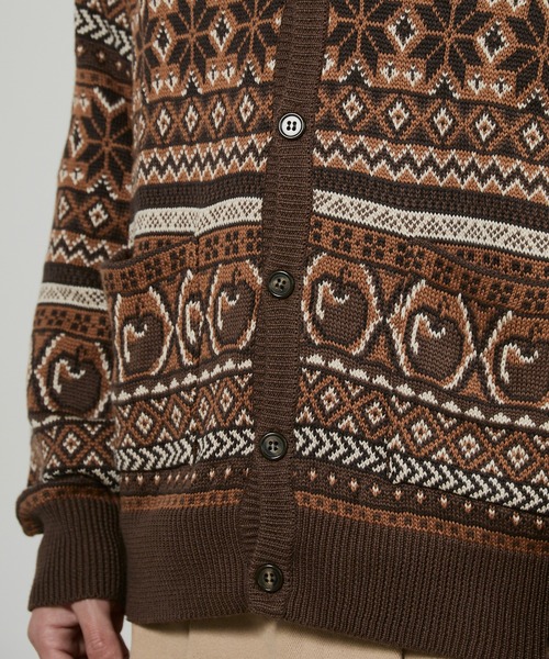 superNova.（スーパーノヴァ）の「superNova. Apple&Snow cardigan / SN14W-010B（カーディガン/ボレロ・メンズ・ブラウン・S）」の14枚目の写真