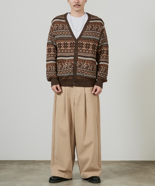 superNova.（スーパーノヴァ）の「superNova. Apple&Snow cardigan / SN14W-010B（カーディガン/ボレロ・メンズ・ブラウン・S）」の6枚目の写真