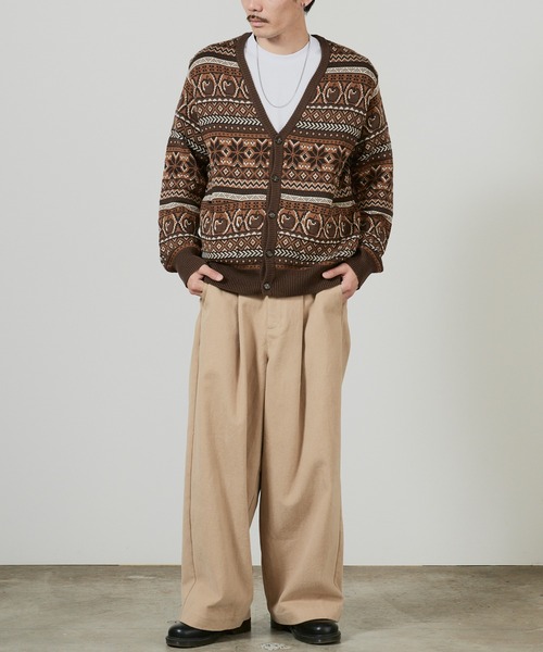 superNova.（スーパーノヴァ）の「superNova. Apple&Snow cardigan / SN14W-010B（カーディガン/ボレロ・メンズ・ブラウン・S）」の7枚目の写真