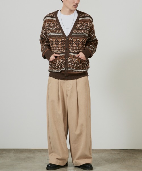 superNova.（スーパーノヴァ）の「superNova. Apple&Snow cardigan / SN14W-010B（カーディガン/ボレロ・メンズ・ブラウン・S）」の8枚目の写真