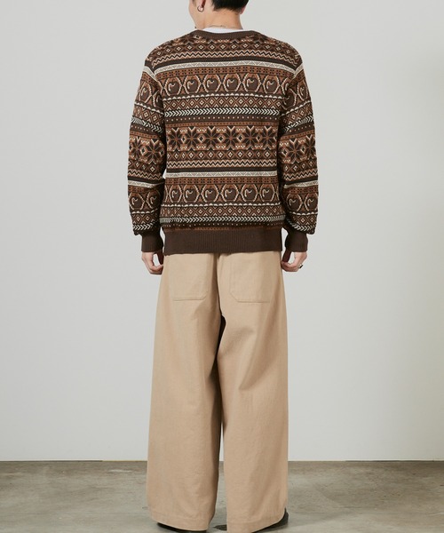 superNova.（スーパーノヴァ）の「superNova. Apple&Snow cardigan / SN14W-010B（カーディガン/ボレロ・メンズ・ブラウン・S）」の12枚目の写真
