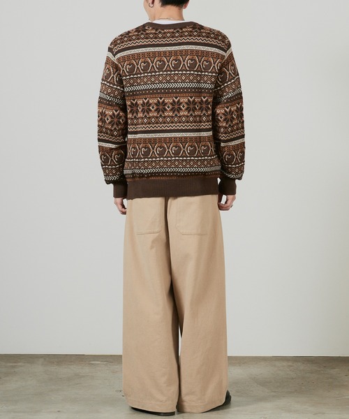 superNova.（スーパーノヴァ）の「superNova. Apple&Snow cardigan / SN14W-010B（カーディガン/ボレロ・メンズ・ブラウン・S）」の11枚目の写真