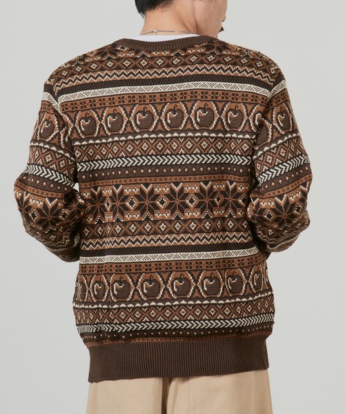superNova.（スーパーノヴァ）の「superNova. Apple&Snow cardigan / SN14W-010B（カーディガン/ボレロ・メンズ・ブラウン・S）」の5枚目の写真
