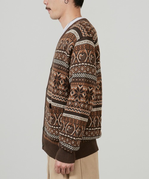 superNova.（スーパーノヴァ）の「superNova. Apple&Snow cardigan / SN14W-010B（カーディガン/ボレロ・メンズ・ブラウン・S）」の18枚目の写真