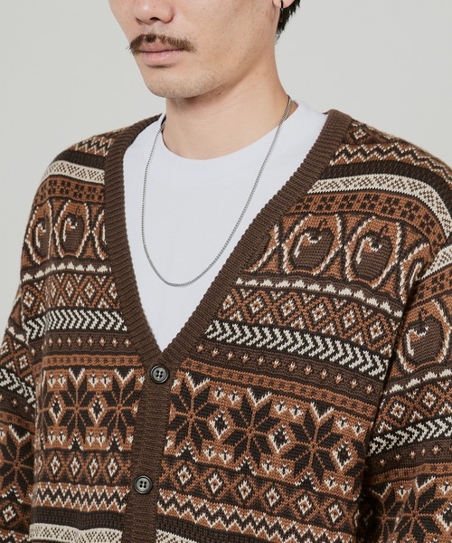 superNova.（スーパーノヴァ）の「superNova. Apple&Snow cardigan / SN14W-010B（カーディガン/ボレロ・メンズ・ブラウン・S）」の13枚目の写真