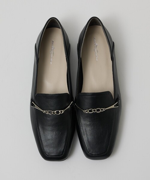 Au BANNISTER(オゥバニスター)の「【販売店舗限定】バブーシュビットモカスクエアトゥローファー(ローファー・レディース・グレイッシュベージュ/ネイビー/ブラック・38/37/36/35/40/39)」の1枚目の写真