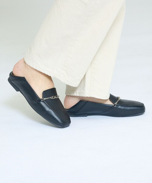 Au BANNISTER(オゥバニスター)の「【販売店舗限定】バブーシュビットモカスクエアトゥローファー(ローファー・レディース・グレイッシュベージュ/ネイビー/ブラック・38/37/36/35/40/39)」の19枚目の写真