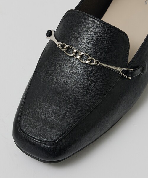 Au BANNISTER(オゥバニスター)の「【販売店舗限定】バブーシュビットモカスクエアトゥローファー(ローファー・レディース・グレイッシュベージュ/ネイビー/ブラック・38/37/36/35/40/39)」の11枚目の写真