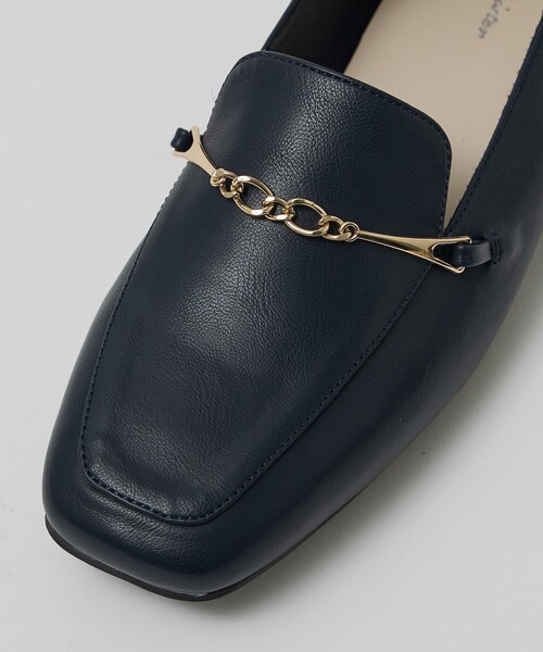 Au BANNISTER(オゥバニスター)の「【販売店舗限定】バブーシュビットモカスクエアトゥローファー(ローファー・レディース・グレイッシュベージュ/ネイビー/ブラック・38/37/36/35/40/39)」の9枚目の写真