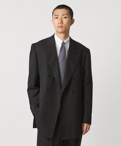 UNITED ARROWS & SONS（ユナイテッドアローズアンドサンズ）の「＜UNITED ARROWS & SONS by MASATAKA HATTORI＞BIG D6B JACKET/テーラードジャケット（テーラードジャケット・メンズ・ブラック/ダークオレンジ・48/44/46）」の2枚目の写真