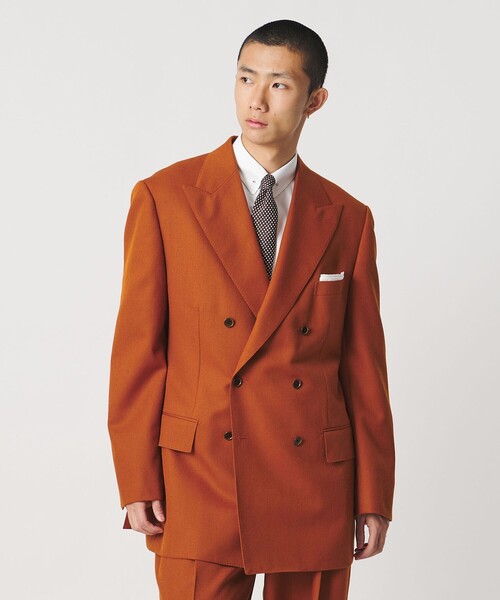 UNITED ARROWS & SONS（ユナイテッドアローズアンドサンズ）の「＜UNITED ARROWS & SONS by MASATAKA HATTORI＞BIG D6B JACKET/テーラードジャケット（テーラードジャケット・メンズ・ブラック/ダークオレンジ・48/44/46）」の10枚目の写真