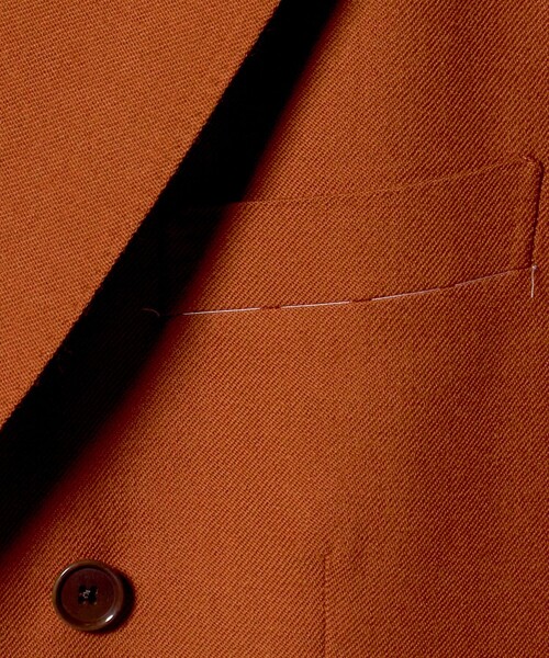 UNITED ARROWS & SONS（ユナイテッドアローズアンドサンズ）の「＜UNITED ARROWS & SONS by MASATAKA HATTORI＞BIG D6B JACKET/テーラードジャケット（テーラードジャケット・メンズ・ブラック/ダークオレンジ・48/44/46）」の18枚目の写真