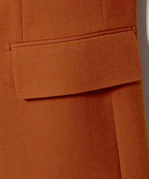 UNITED ARROWS & SONS（ユナイテッドアローズアンドサンズ）の「＜UNITED ARROWS & SONS by MASATAKA HATTORI＞BIG D6B JACKET/テーラードジャケット（テーラードジャケット・メンズ・ブラック/ダークオレンジ・48/44/46）」の19枚目の写真