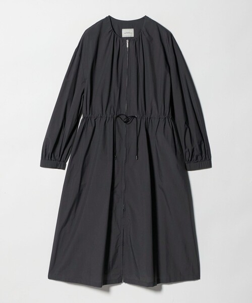 green label relaxing（グリーンレーベルリラクシング）の「ギャザー ドロスト コート 撥水（その他アウター・レディース・ダークグレー/ベージュ・38/36）」の19枚目の写真