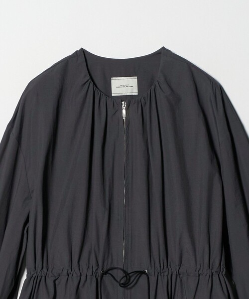 green label relaxing（グリーンレーベルリラクシング）の「ギャザー ドロスト コート 撥水（その他アウター・レディース・ダークグレー/ベージュ・38/36）」の21枚目の写真