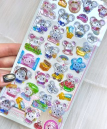 LAC-VERT（ラック・ヴェール）の「3Dぷっくりアニマルシール（ステッカー/テープ）」