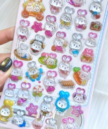 LAC-VERT（ラック・ヴェール）の「3Dぷっくりアニマルシール（ステッカー/テープ）」