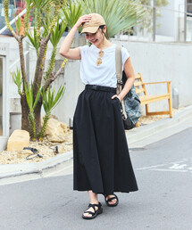 FREAK'S STORE（フリークスストア）の「THOUSAND MILE × FREAK'S STORE サウザンドマイル 別注 UVカット Tシャツ スカートセットアップ（スカート）」