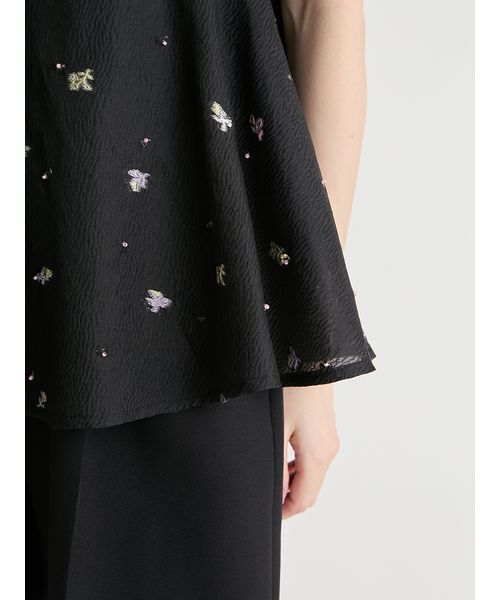 CELFORD（セルフォード）の「小花ジャガードペプラムブラウス（シャツ/ブラウス・レディース・イエロー/ブラック/オフホワイト・36/38）」の10枚目の写真