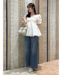 CELFORD | 小花ジャガードペプラムブラウス(シャツ/ブラウス)