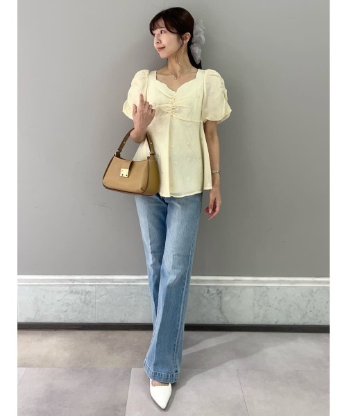 CELFORD（セルフォード）の「小花ジャガードペプラムブラウス（シャツ/ブラウス・レディース・イエロー/ブラック/オフホワイト・36/38）」の22枚目の写真