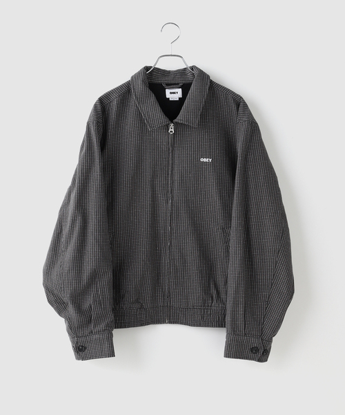 OBEY(オベイ)の「OBEY / オベイ LUTHER BLOUSON JACKET(ブルゾン・メンズ・ブラック/ベージュ・LARGE/MEDIUM)」の3枚目の写真
