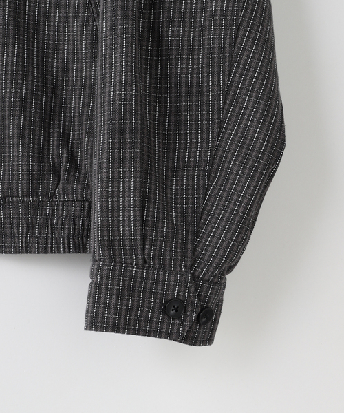 OBEY(オベイ)の「OBEY / オベイ LUTHER BLOUSON JACKET(ブルゾン・メンズ・ブラック/ベージュ・LARGE/MEDIUM)」の7枚目の写真
