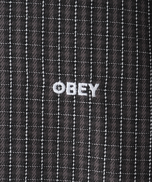 OBEY(オベイ)の「OBEY / オベイ LUTHER BLOUSON JACKET(ブルゾン・メンズ・ブラック/ベージュ・LARGE/MEDIUM)」の8枚目の写真