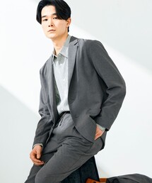 GLOSTER | 【セットアップ対応】リネンタッチドビージャケット(テーラードジャケット)