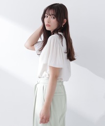 NATURAL BEAUTY BASIC（ナチュラルビューティーベーシック）の「◇楊柳フレアスリーブブラウス（シャツ/ブラウス）」