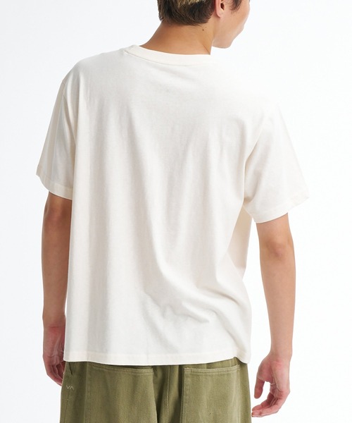 RVCA(ルーカ)の「RVCA メンズ VACANCY PKT SS Tシャツ 【2026年春夏モデル】(Tシャツ/カットソー・メンズ・ブラック系その他/オリーブ/アイボリー/ピンク系その他/ブルー系その他・MEDIUM/LARGE/X-LARGE/SMALL)」の7枚目の写真