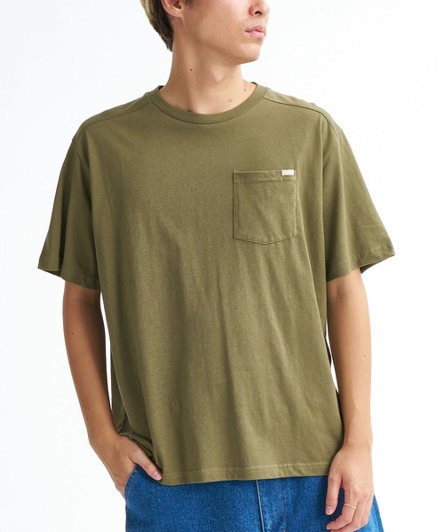 RVCA(ルーカ)の「RVCA メンズ VACANCY PKT SS Tシャツ 【2026年春夏モデル】(Tシャツ/カットソー・メンズ・ブラック系その他/オリーブ/アイボリー/ピンク系その他/ブルー系その他・MEDIUM/LARGE/X-LARGE/SMALL)」の16枚目の写真