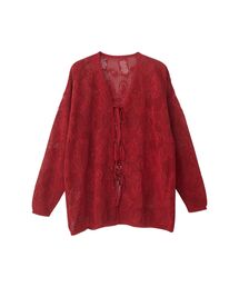 HYSTERIC GLAMOUR | FIRE BEARジャカードメッシュ カーディガン(カーディガン/ボレロ)