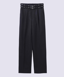 JOHN LAWRENCE SULLIVAN（ジョンローレンスサリバン）の「【JOHN LAWRENCE SULLIVAN】WOOL GABARDINE TUCKED WIDE TROUSERS（スラックス）」