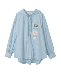 PINK HOUSE | ネームワッペン使いギンガムフードブラウス(シャツ/ブラウス)