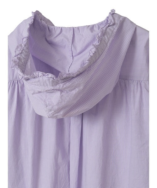 PINK HOUSE（ピンクハウス）の「ネームワッペン使いギンガムフードブラウス（シャツ/ブラウス・レディース・ラベンダー/スカイブルー/ブラック/レッド/ピンク・フリー）」の9枚目の写真