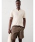 BANANA REPUBLIC FACTORY STORE（バナナリパブリック ファクトリーストア）の「BANANA REPUBLIC FACTORY STORE　　スタンダードフィット リネンブレンド ノッチネック Tシャツ（Tシャツ/カットソー・L）」