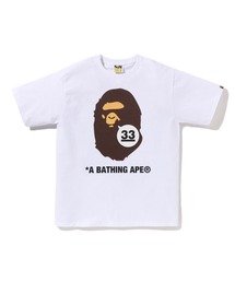 A BATHING APE(�A�x�C�V���O�G�C�v)��A BATHING APE 33RD ANNIV. APE HEAD TEE(T�V���c/�J�b�g�\�[)