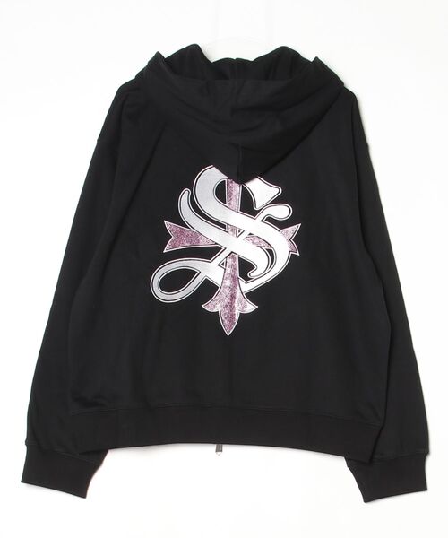 SUPPLIER(サプライヤー)の「A'GEM/9 × .kom 『SUPPLIER/サプライヤー』Cross Zip Hoodie V2/クロスジップアップパーカー(パーカー・レディース・レッド/ブラック・L/XL)」の5枚目の写真