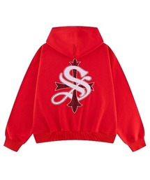 SUPPLIER/サプライヤー/FAUX FUR CROSS ZIP HOODIE（パーカー