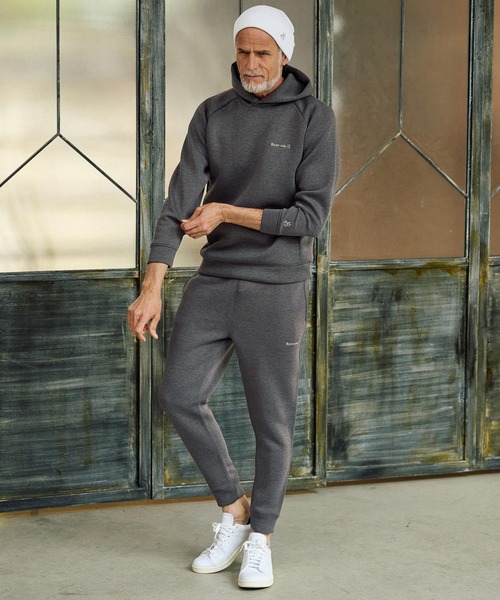 Maison code 13（メゾンコードサーティーン）の「mpa4061-cardboard knit raglan sleeve hoodie パーカー(M26S-21)（パーカー・メンズ・グリーン系その他/グレー/ブラック・S/M/L/XL）」の5枚目の写真