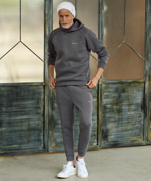Maison code 13（メゾンコードサーティーン）の「mpa4061-cardboard knit raglan sleeve hoodie パーカー(M26S-21)（パーカー・メンズ・グリーン系その他/グレー/ブラック・S/M/L/XL）」の7枚目の写真