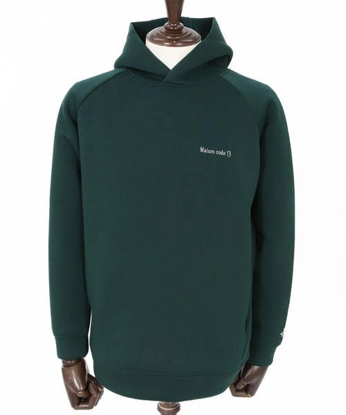 Maison code 13（メゾンコードサーティーン）の「mpa4061-cardboard knit raglan sleeve hoodie パーカー(M26S-21)（パーカー・メンズ・グリーン系その他/グレー/ブラック・S/M/L/XL）」の14枚目の写真
