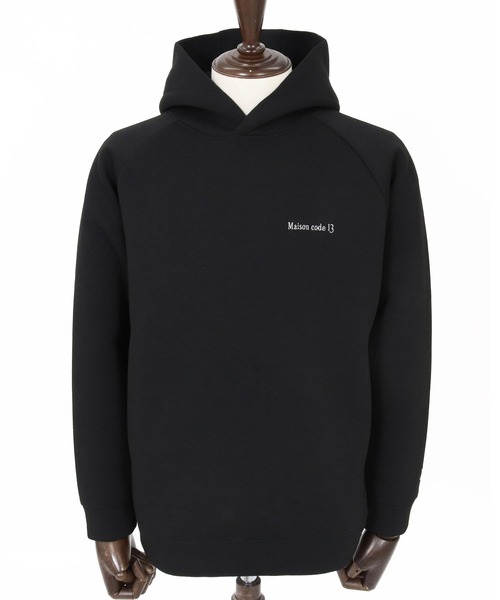 Maison code 13（メゾンコードサーティーン）の「mpa4061-cardboard knit raglan sleeve hoodie パーカー(M26S-21)（パーカー・メンズ・グリーン系その他/グレー/ブラック・S/M/L/XL）」の15枚目の写真