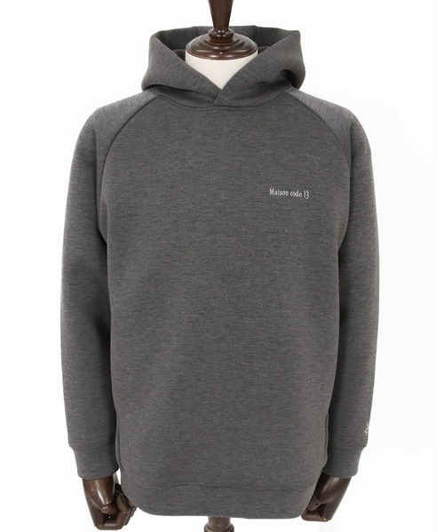 Maison code 13（メゾンコードサーティーン）の「mpa4061-cardboard knit raglan sleeve hoodie パーカー(M26S-21)（パーカー・メンズ・グリーン系その他/グレー/ブラック・S/M/L/XL）」の16枚目の写真