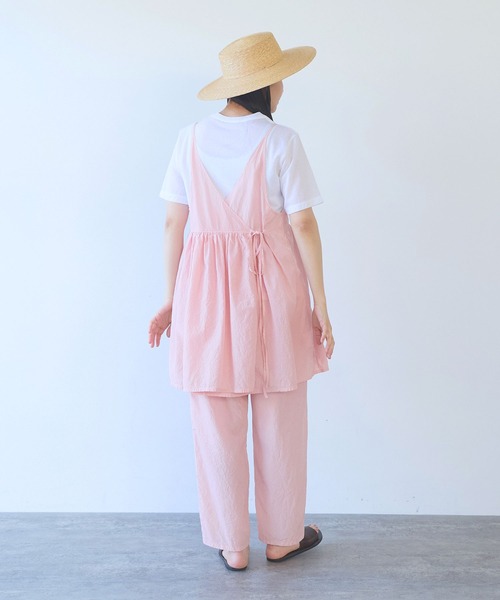 yuni(ユニ )の「△cotton cupla product dye cachecoeur bitier blouse(シャツ/ブラウス・レディース・ピンク/カーキ/ネイビー/ブルー/ブラック/ダークブラウン・FREE)」の9枚目の写真