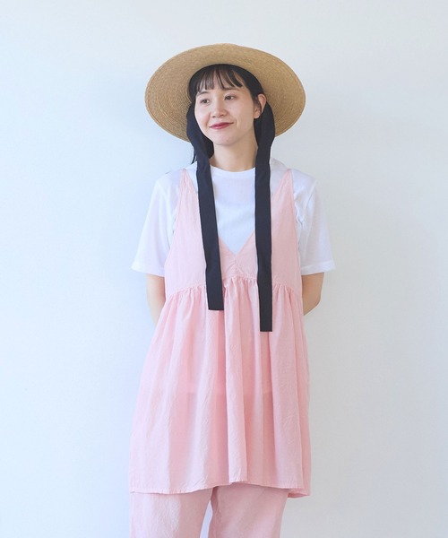 yuni(ユニ )の「△cotton cupla product dye cachecoeur bitier blouse(シャツ/ブラウス・レディース・ピンク/カーキ/ネイビー/ブルー/ブラック/ダークブラウン・FREE)」の10枚目の写真